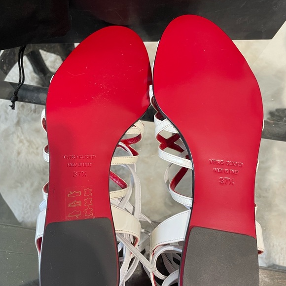 Vintage Dolce & Gabbanna Strappy Lace Up Gladiator Flat Sandals - Picture 4 of 7